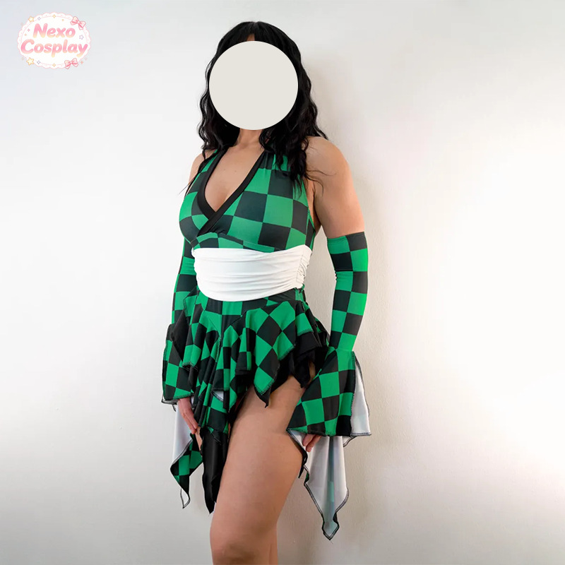 Anime Cosplay Jumpsuit - بدلة سباحة تنديرو كامادو بتصميم مخصص