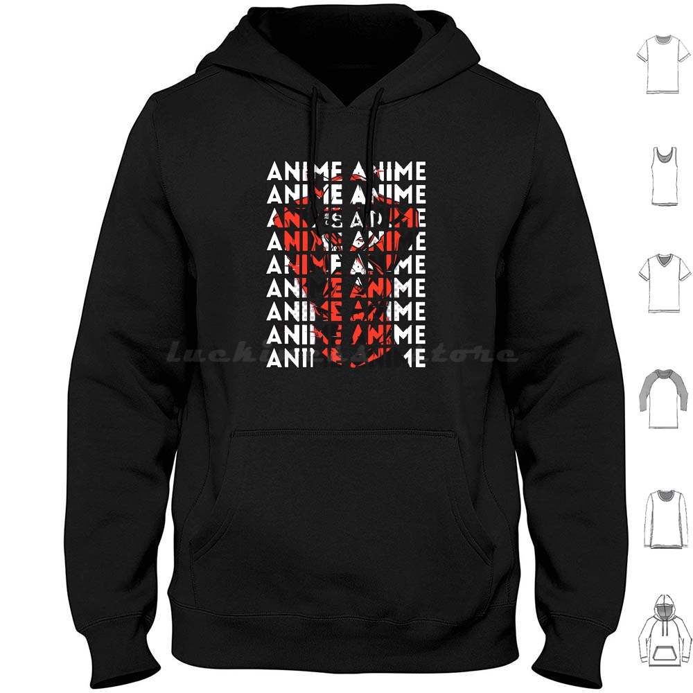 Anime Cosplay Idea - هودي قطني بأكمام طويلة بتصميم أنمي