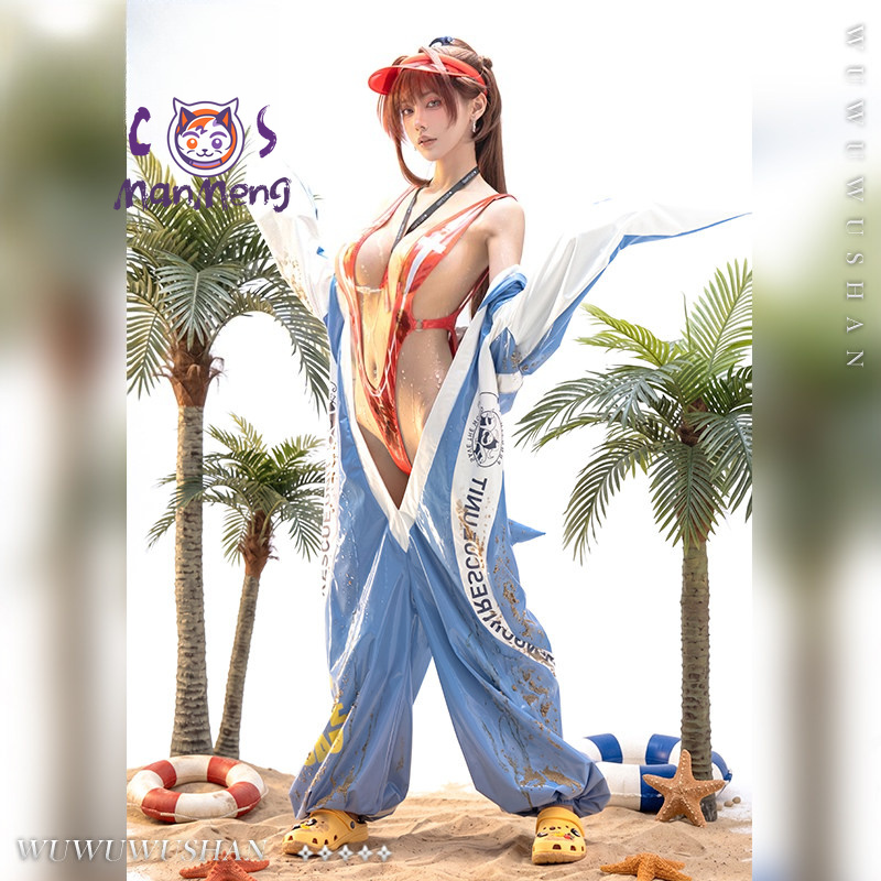 زي سباحة مارسيانا NIKKE للتنكر - مراجعة Anime Cosplay Jumpsuit وسعره