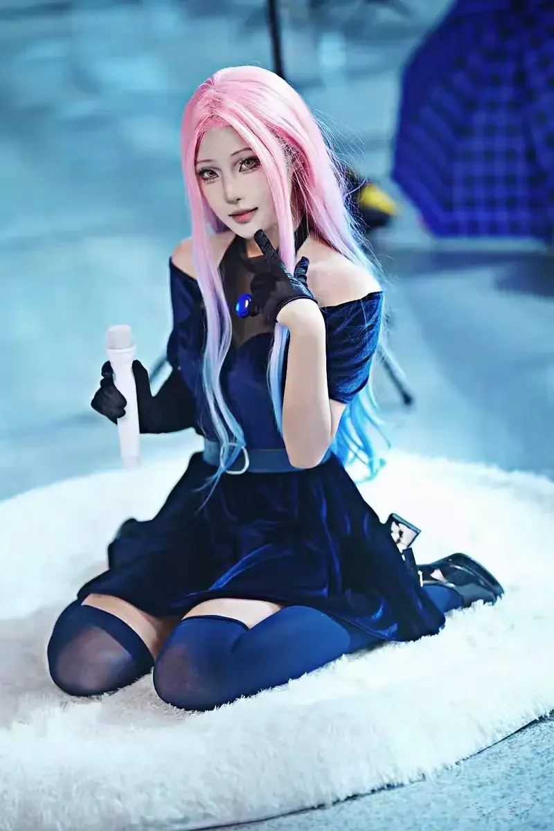 زي ميزي التنكري لعام 2026، زي  - مراجعة Anime Cosplay Blue Hair وسعره